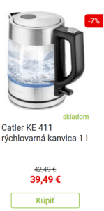 Rýchlovarná kanvica malá Catler KE 411 rýchlovarná kanvica 1 l​