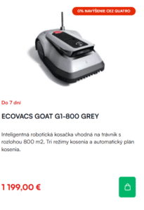 ECOVACS GOAT G1-800 GREY