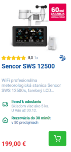 Meteostanica WiFi Sencor SWS 12500