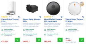 Robotický vysávač s mopom Xiaomi