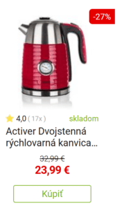 Rýchlovarná kanvica akcia 5