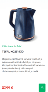 Rýchlovarná kanvica retro TEFAL KO251430