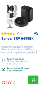 Sencor SRV 6485BK