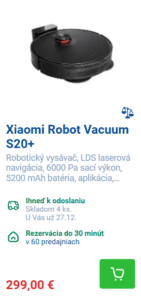 Xiaomi Robot Vacuum S20+