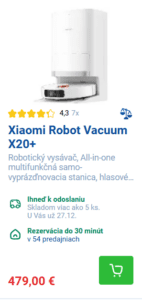 Xiaomi Robot Vacuum X20+