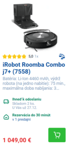 iRobot Roomba Combo j7+ (7558)