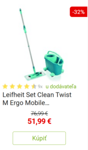 Leifheit mop twist