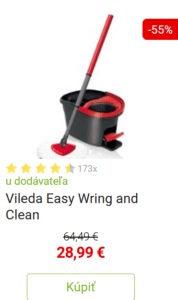 Mop Vileda akcia