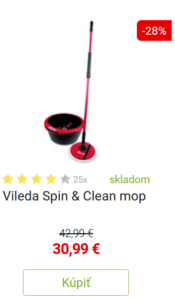 Mop na podlahu Vileda