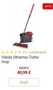 Mop s vedrom na žmýkanie