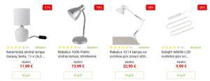 Nočná lampa do spálne