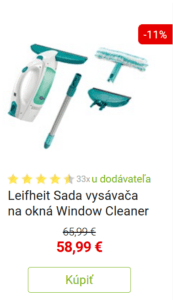 Stierka na okná Leifheit