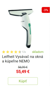 Stierka na okná Leifheit