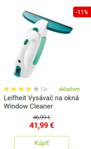 Stierka na okná Leifheit