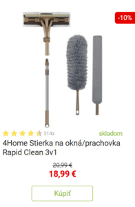 Profesionálne stierky na okna