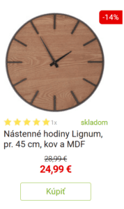 Veľké moderne hodiny na stenu