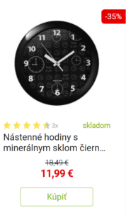 Veľké moderne hodiny na stenu