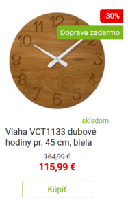 Veľké moderne hodiny na stenu