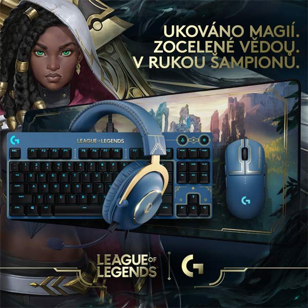 Prehľad herného setu Logitech G (League of Legends Edícia)