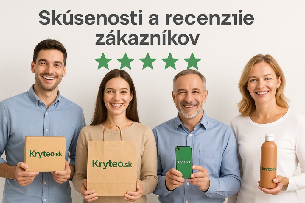Skúsenosti a recenzie zákazníkov na Kryteo.sk – spokojní slovenskí zákazníci hodnotia eshop