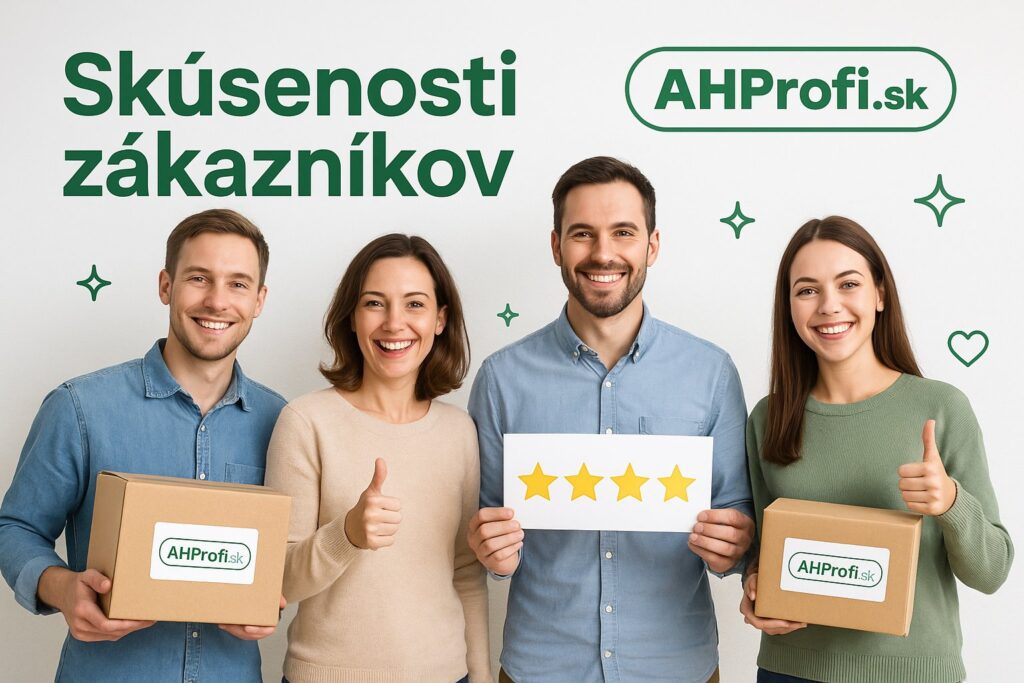 Skúsenosti zákazníkov s eshopom AHProfi.sk