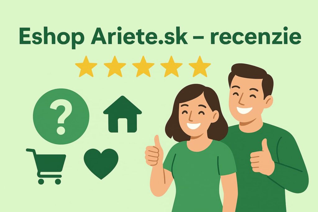 E-shop Ariete.sk – recenzie a hodnotenia zákazníkov v slovenčine