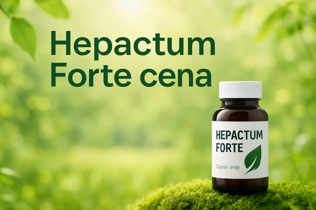 Hepactum Forte cena – dostupné riešenie pre zdravie pečene