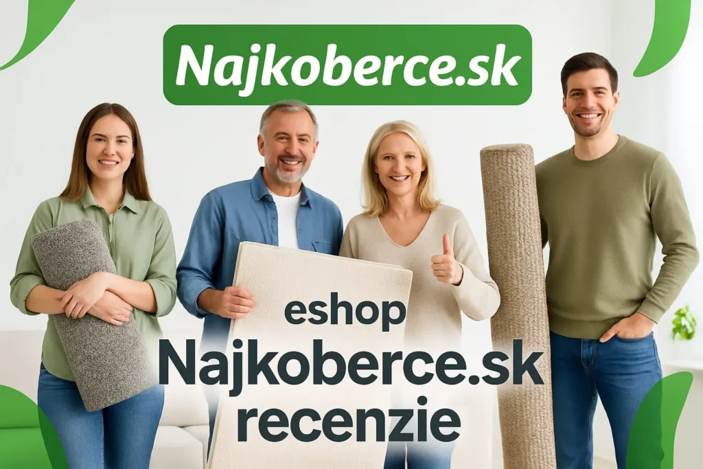 Eshop Najkoberce.sk recenzie – spokojní slovenskí zákazníci a hodnotenia kvalitných kobercov