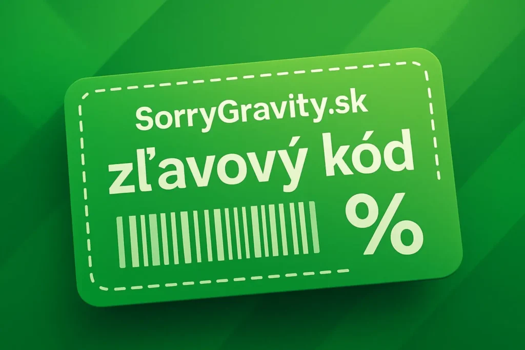 SorryGravity.sk zľavový kód – výhodné kupóny a zľavy pre športové oblečenie