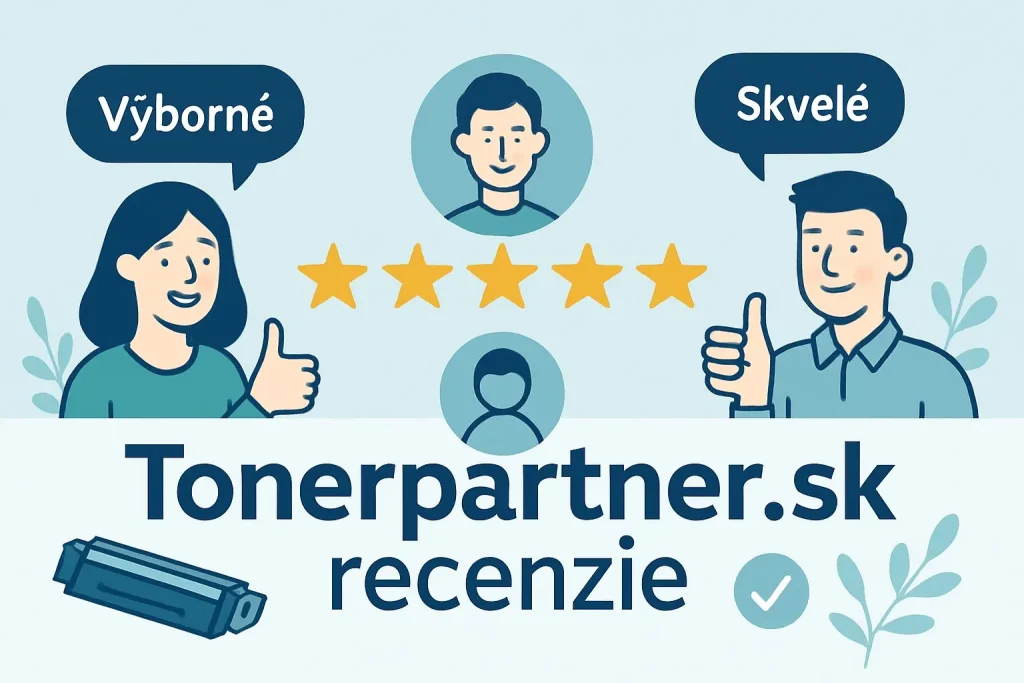 Tonerpartner.sk recenzie – hodnotenia a skúsenosti zákazníkov
