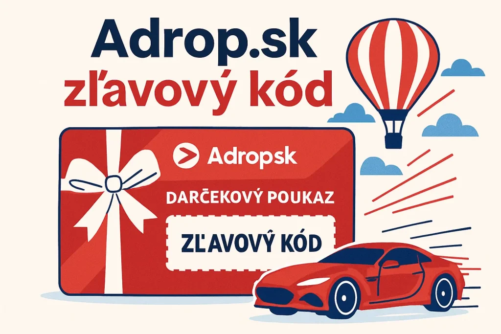 Adrop.sk zľavový kód – aktuálne kupóny a zľavy na adrenalínové zážitky
