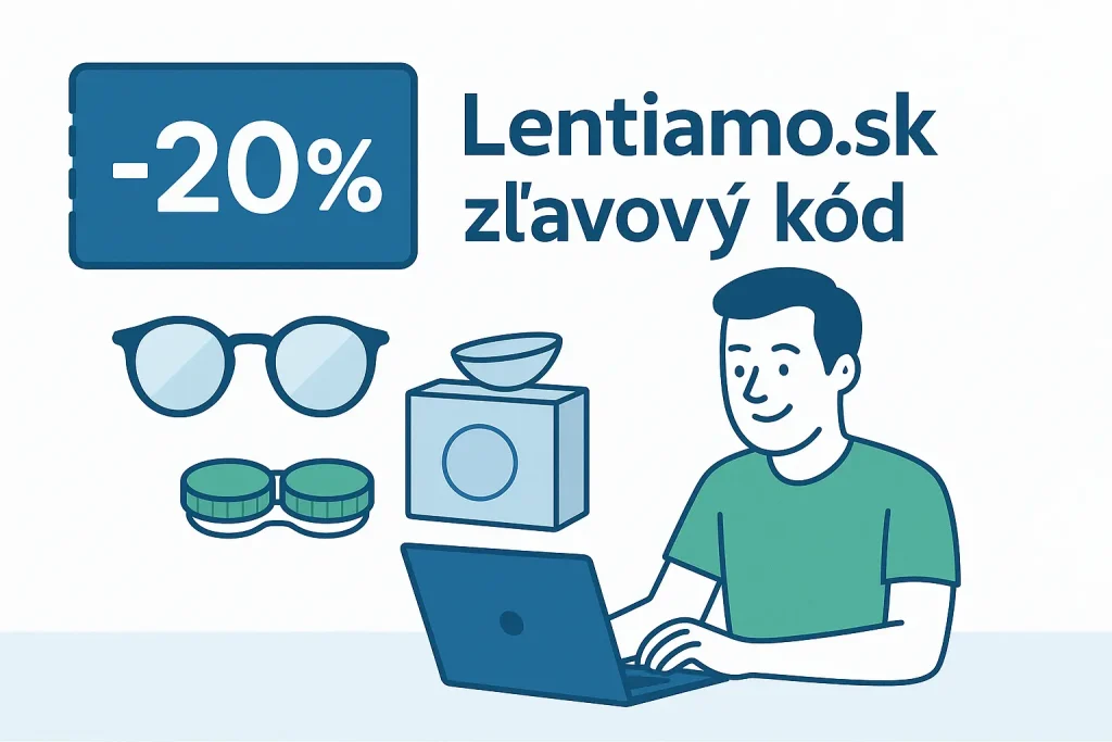 Lentiamo.sk zľavový kód – ušetrite pri nákupe šošoviek, okuliarov a doplnkov