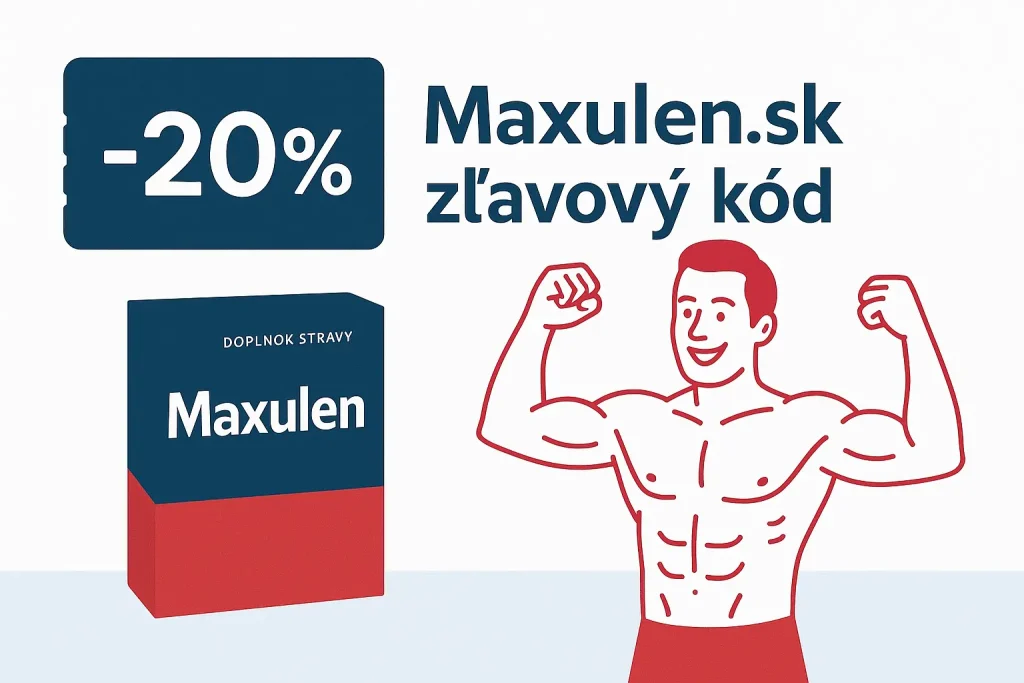 Maxulen.sk zľavový kód – výhodný nákup výživového doplnku pre mužov