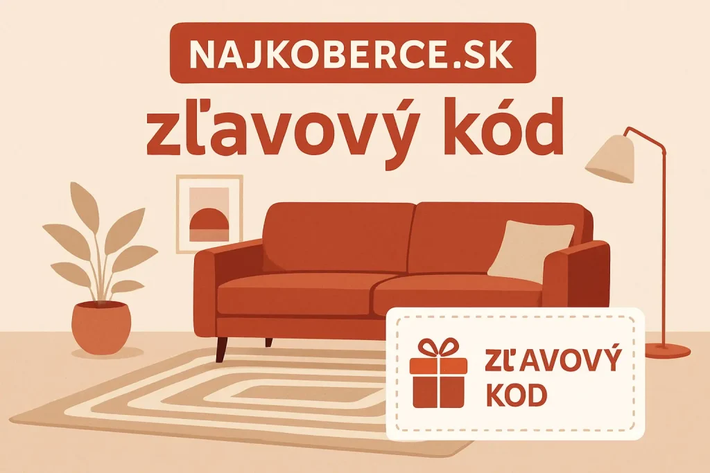 Najkoberce.sk zľavový kód – aktuálne kupóny a zľavy na koberce, PVC podlahy a bytové doplnky