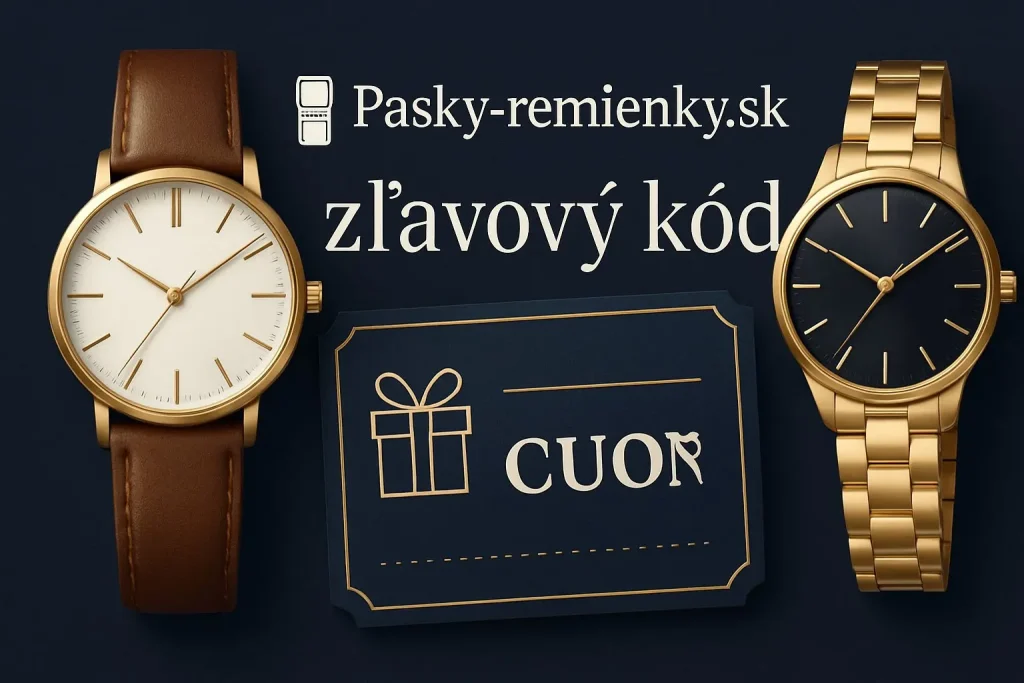 Pasky-remienky.sk zľavový kód – aktuálne kupóny a zľavy na remienky k hodinkám