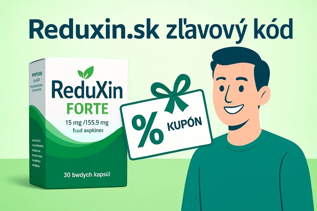Reduxin.sk zľavový kód – aktuálne kupóny a zľavy na ReduXin Forte