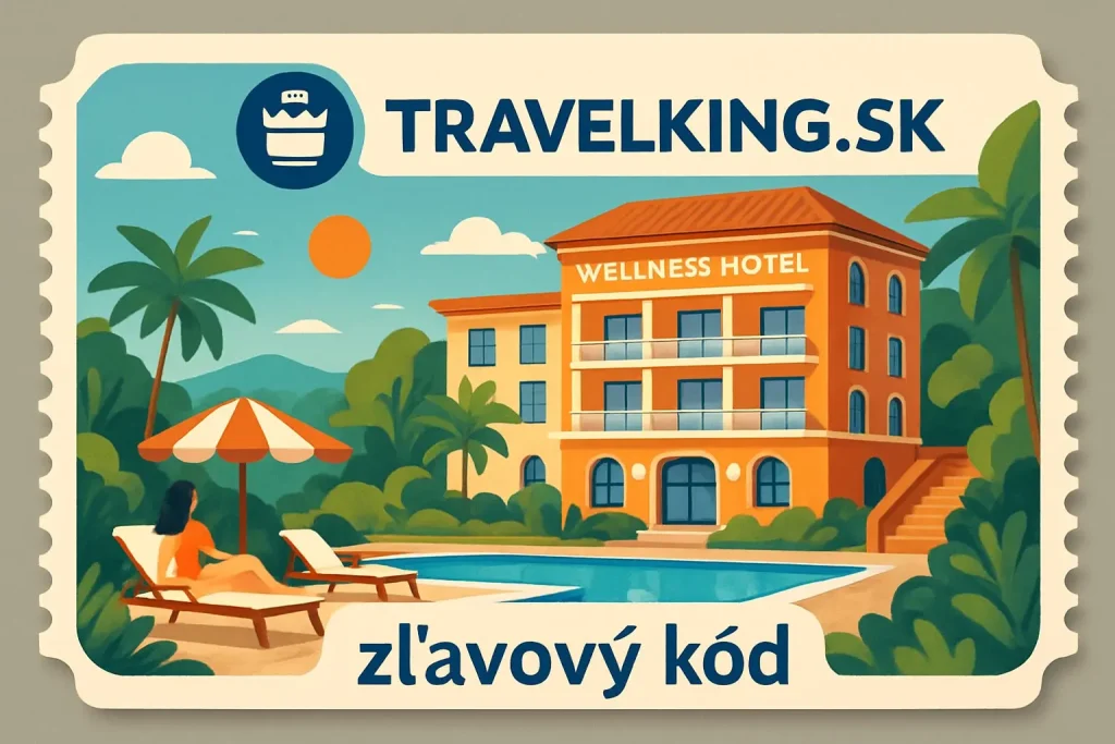 Travelking.sk zľavový kód – aktuálne kupóny a zľavy na pobyty, hotely a dovolenky