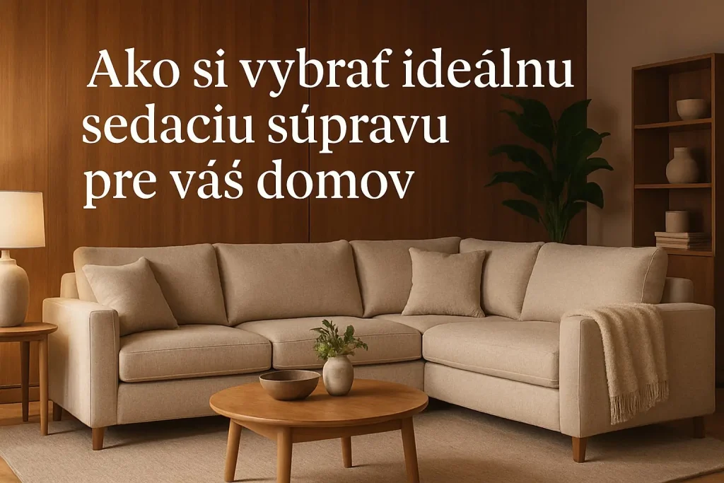 Ako si vybrať ideálnu sedaciu súpravu pre váš domov – rady, tipy a recenzie