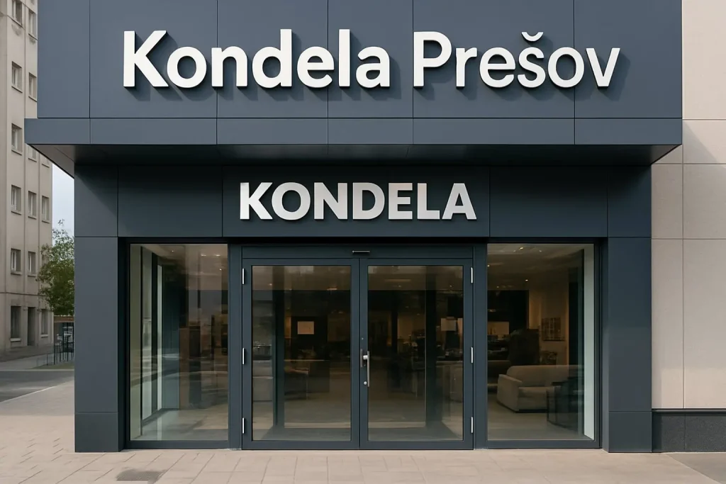 Kondela Prešov – predajňa nábytku Tempo Kondela v Prešove