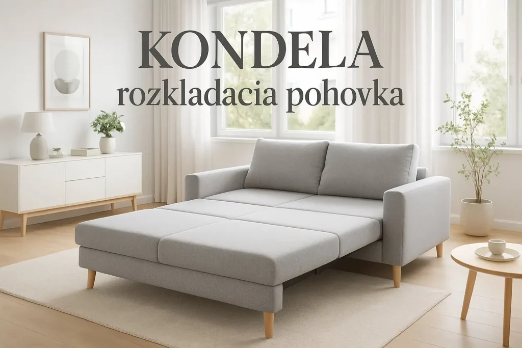 Kondela rozkladacia pohovka – moderné a praktické riešenie do obývačky
