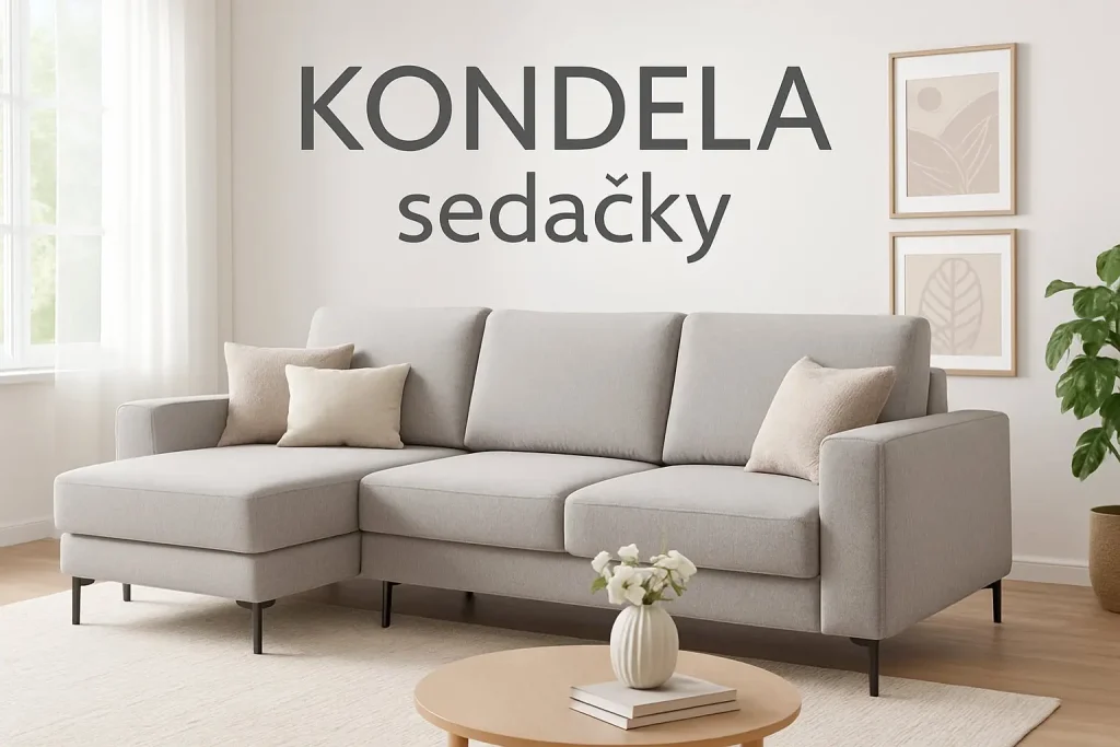 Kondela sedačky – moderný nábytok do obývačky