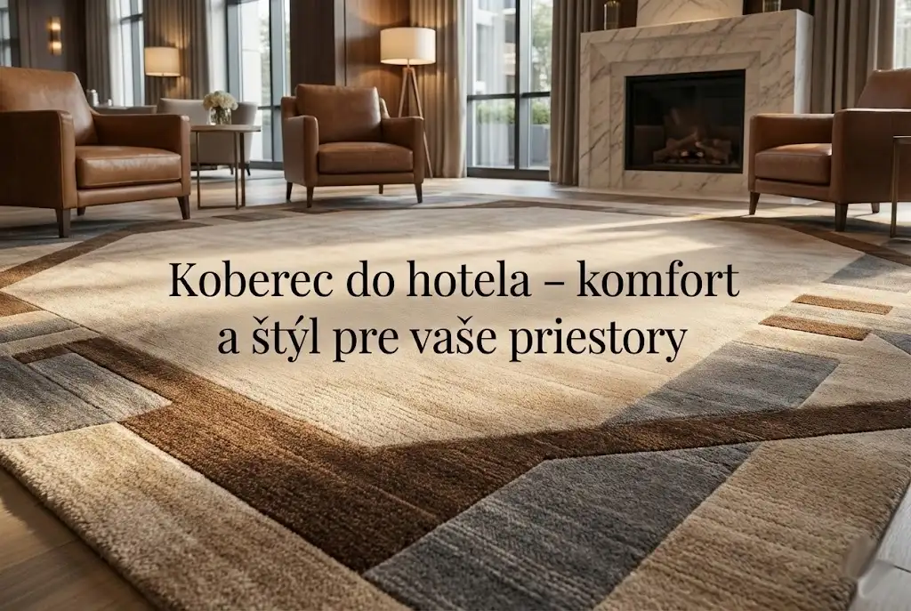 Luxusný hotelový koberec v elegantnej hotelovej izbe alebo lobby.