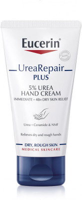 Eucerin UreaRepair Plus krém na ruky 5 % Urea: pomoc pri suchých, drsných a namáhaných rukách
