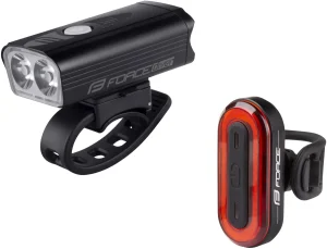 Force Diver ARC sada USB: predné a zadné svetlo pre bezpečnejšiu jazdu
